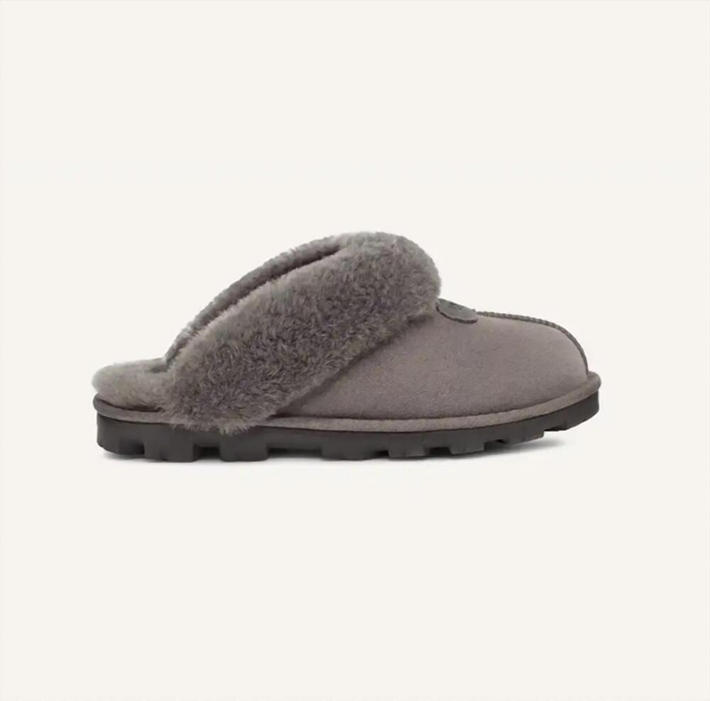 NEW UGG women's coquette flat slippers in grey